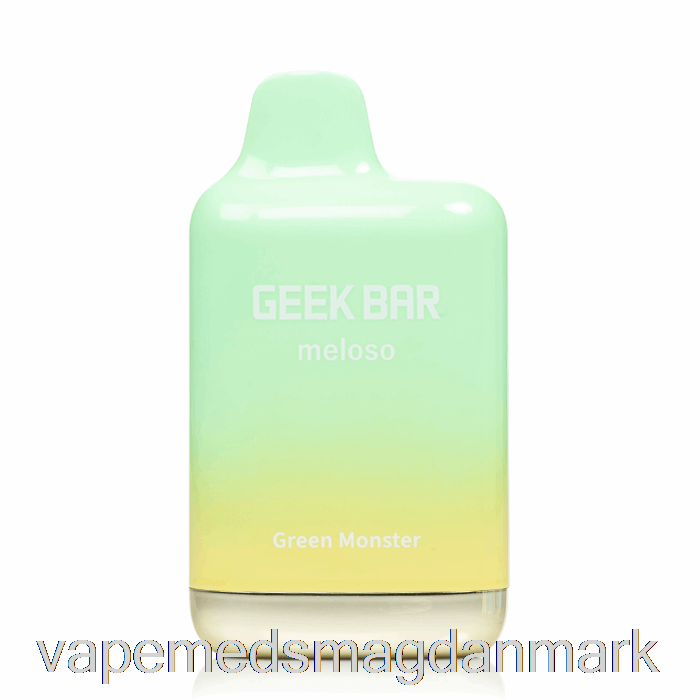 Vape Med Smag Geek Bar Meloso Max 9000 Engangs Grønt Monster